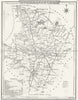 HUNTS. Huntingdonshire. Dugdale Cole Roper c1840 old antique map plan chart