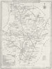 HUNTS. Huntingdonshire. Dugdale Cole Roper c1840 old antique map plan chart
