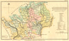 HERTS. Hertfordshire. Capper. Scarce 1813 old antique vintage map plan chart