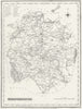 HEREFORD. Herefordshire. Lewis 1831 old antique vintage map plan chart