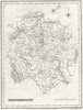 HEREFORD. Herefordshire. Lewis 1831 old antique vintage map plan chart