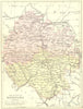 HEREFORD. Philip 1887 old antique vintage map plan chart