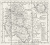 HEREFORD. Herefordshire ; Bowen 1749 old antique vintage map plan chart
