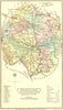 HEREFORD. Capper. Scarce 1813 old antique vintage map plan chart