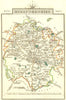 HEREFORD. Herefordshire. Cary. Miniature 1806 old antique map plan chart