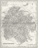 HEREFORD. Herefordshire. Fullarton 1844 old antique vintage map plan chart
