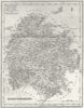 HEREFORD. Herefordshire. Fullarton 1844 old antique vintage map plan chart