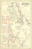 EGYPT. Upper, Nubia, Sudan. LONGMANS 1897 old antique vintage map plan chart