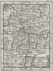 GERMANY FRANCE. Rhin Rhine Rhein. Buffier 1785 old antique map plan chart