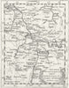 GERMANY FRANCE. Rhin Rhine Rhein; Buffier 1786 old antique map plan chart