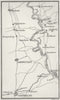 GERMANY. Coghlan. Route map 1837 old antique vintage plan chart