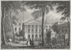 BELGIUM. House of Representatives, Brussels 1837 old antique print picture