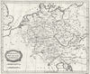 GERMANY. Blomfield 1807 old antique vintage map plan chart