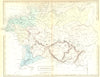 GERMANY. Germania. Butler Hall Classical 1861 old antique map plan chart