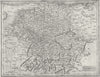 GERMANY. Evans Cundee  1811 old antique vintage map plan chart