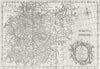 GERMANY. Empire of circles. Lodge 1782 old antique vintage map plan chart