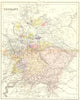 GERMANY. Mackenzie 1868 old antique vintage map plan chart