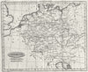 GERMANY. Walker  1795 old antique vintage map plan chart