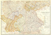 GERMANY. German Empire, SW 1903 old antique vintage map plan chart