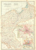 GERMANY. German Empire, East. Berlin, Hamburg 1903 old antique map plan chart