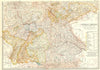 GERMANY. German Empire, SW 1903 old antique vintage map plan chart