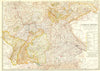 GERMANY. German Empire, SW 1903 old antique vintage map plan chart