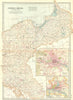 GERMANY. German Empire, East. Berlin, Hamburg 1903 old antique map plan chart