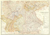 GERMANY. German Empire, SW 1903 old antique vintage map plan chart