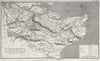 KENT. Capper. Uncommon 1808 old antique vintage map plan chart