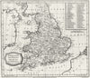 UK. England Wales. Blomfield 1807 old antique vintage map plan chart
