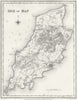 IOM. Isle of Man. Lewis 1831 old antique vintage map plan chart