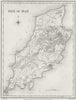 IOM. Isle of Man. Lewis 1831 old antique vintage map plan chart