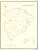 RUTLAND. Rutlandshire. Creighton Walker 1835 old antique map plan chart