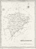 RUTLAND. Rutlandshire. Lewis 1831 old antique vintage map plan chart