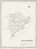 RUTLAND. Rutlandshire. Lewis 1831 old antique vintage map plan chart