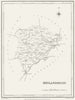 RUTLAND. Rutlandshire. Lewis 1835 old antique vintage map plan chart