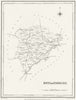 RUTLAND. Rutlandshire. Lewis c1841 old antique vintage map plan chart