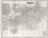 GERMANY. Prussia. Gracie 1823 old antique vintage map plan chart