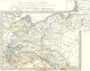 GERMANY. Nordostra Tyskland. North. Stieler 1861 old antique map plan chart