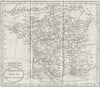 FRANCE. Military Governments. Guthrie 1801 old antique vintage map plan chart