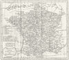 FRANCE. Circles & departments. Guthrie 1801 old antique vintage map plan chart