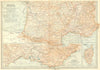 FRANCE. South; inset Corsica Riviera Côte d'Azur 1903 old antique map chart