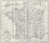 FRANCE. Military Govt. Military Governments 1805 old antique map plan chart