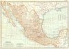 MEXICO.  1903 old antique vintage map plan chart