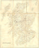 SCOTLAND. Fullarton 1856 old antique vintage map plan chart