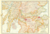 SCOTLAND. Central part 1903 old antique vintage map plan chart