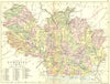 SCOTLAND. Dumfries. Dumfriesshire. Philip 1891 old antique map plan chart
