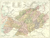 SCOTLAND. Inverness-shire. Philip 1891 old antique vintage map plan chart