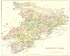 SCOTLAND. Linlithgowshire. Groome map 1884 old antique vintage plan chart