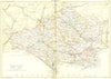 DORSET. Black 1892 old antique vintage map plan chart